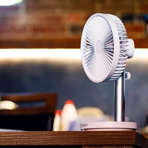 INNOGIO STOLNÍ USB VENTILÁTOR S PODSVÍCENÍM GIO AIR MIDI - ZVLHČOVAČE A ČISTIČKY VZDUCHU - SPINKÁNÍ