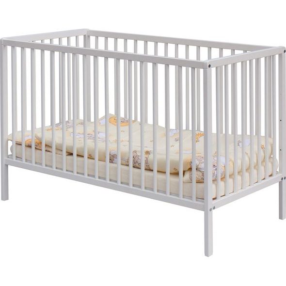 SCARLETT DĚTSKÁ POSTÝLKA S KOMPLETNÍ VÝBAVOU SCARLETT 120X60CM MRÁČEK BÉŽOVÁ - DŘEVĚNÉ POSTÝLKY - SPINKÁNÍ