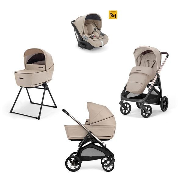 KOČÁREK INGLESINA APTICA DARWIN 4V1 2025 PASHMINA BEIGE - TROJKOMBINACE - KOČÁRKY A PŘÍSLUŠENSTVÍ