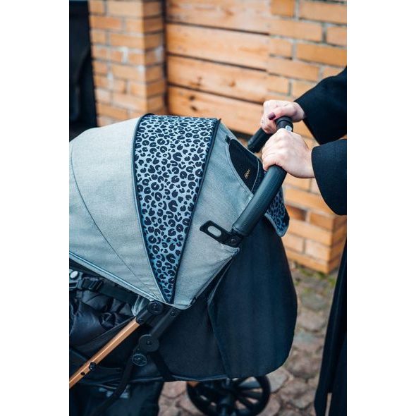 MOMI ESTELLE DAKAR ŠEDÝ LEOPARD - SPORTOVNÍ KOČÁRKY - KOČÁRKY A PŘÍSLUŠENSTVÍ