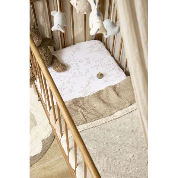 MEYCO DEKA KNOTS TEDDY FLEECE - SOFT SAND - DĚTSKÉ DEKY PRO MIMINKA - SPINKÁNÍ