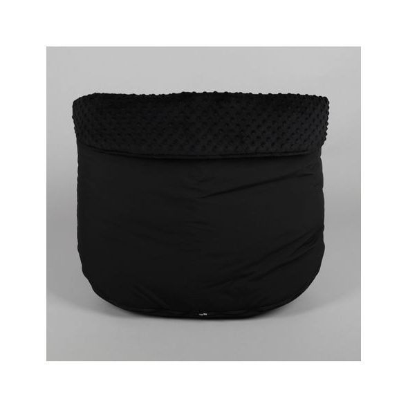 NÁNOŽNÍK DOUBLE ČERNÝ S ČERNOU MINKY - NÁNOŽNÍKY - KOČÁRKY A PŘÍSLUŠENSTVÍ