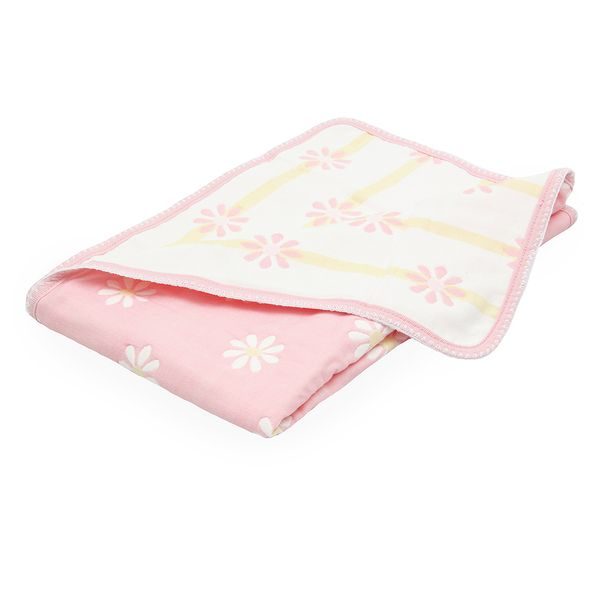 SCAMP DEKA 6-VRSTVÁ,BAVLNA (ROSE WHITE FLOWER) - DĚTSKÉ DEKY PRO MIMINKA - SPINKÁNÍ