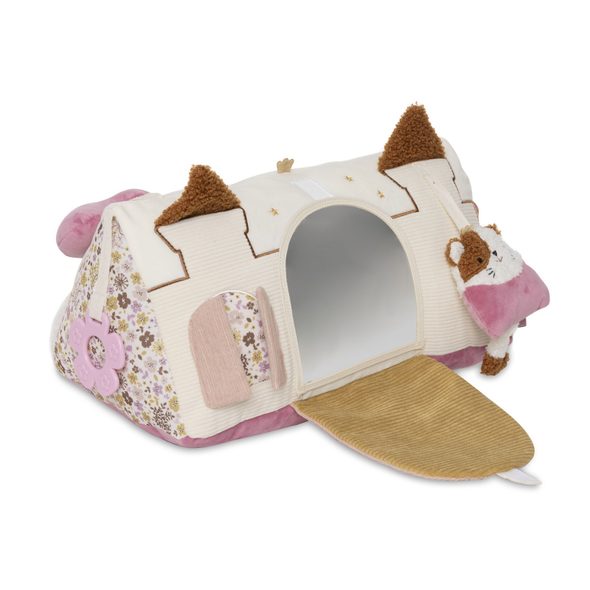 JOLLEIN POLŠTÁŘEK TROJHRANNÝ S AKTIVITAMI FLOWER FAIRIES - HRA NA BŘÍŠKU - PRO DĚTI