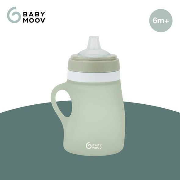 BABYMOOV SILIKONOVÁ LÁHEV 150ML GREEN - KOJENECKÉ LAHVE - KRMENÍ