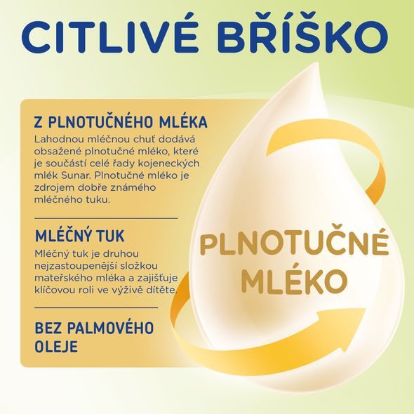 SUNAR SENSITIVE 2 POKRAČOVACÍ KOJENECKÉ MLÉKO 500G - EXPIRACE 8.4.2026 - KOJENECKÁ MLÉKA - KRMENÍ