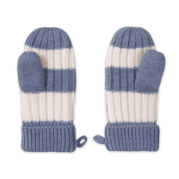 LODGER RUKAVICE STRIPE MERINO STONE VEL. 1 - 2 ROKY - RUKAVIČKY, ŠÁTKY, NÁKRČNÍKY - PRO DĚTI