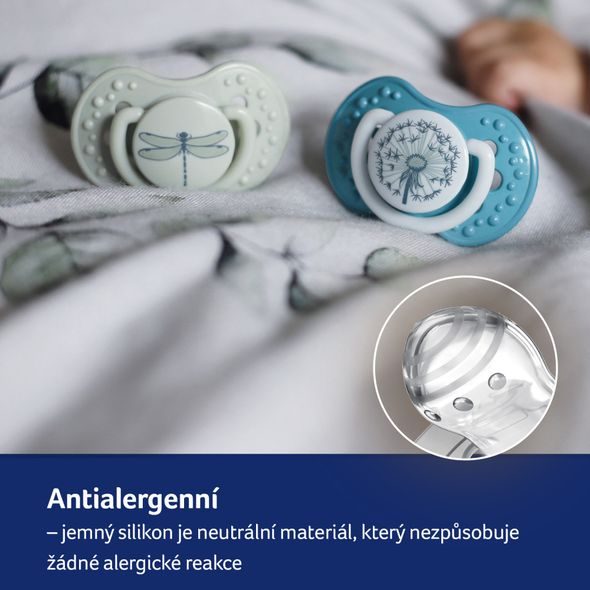 LOVI DUDLÍK SILIKONOVÝ DYNAMICKÝ BOTANIC 18M+ 2KS GIRL - ŠIDÍTKA A DOPLŇKY - KRMENÍ