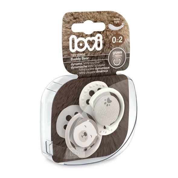 LOVI DUDLÍK SILIKONOVÝ DYNAMICKÝ 0-2M BUDDY BEAR 2KS - ŠIDÍTKA A DOPLŇKY - KRMENÍ