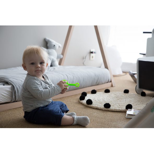 CHILDHOME POSTEL TIPI STAN KONSTRUKCE NATURAL WHITE 70X140CM - DŘEVĚNÉ POSTÝLKY - SPINKÁNÍ