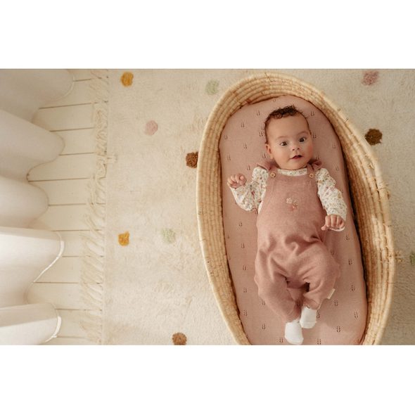 LITTLE DUTCH OVERAL PLETENÝ FAIRY PINK VEL. 74 - OVERALY - PRO DĚTI