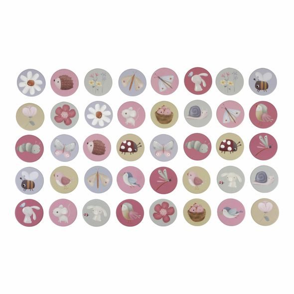 LITTLE DUTCH PEXESO PRO HOLKY - KVĚTINY A MOTÝLI 40KS - MOTORICKÉ A HRY - PRO DĚTI