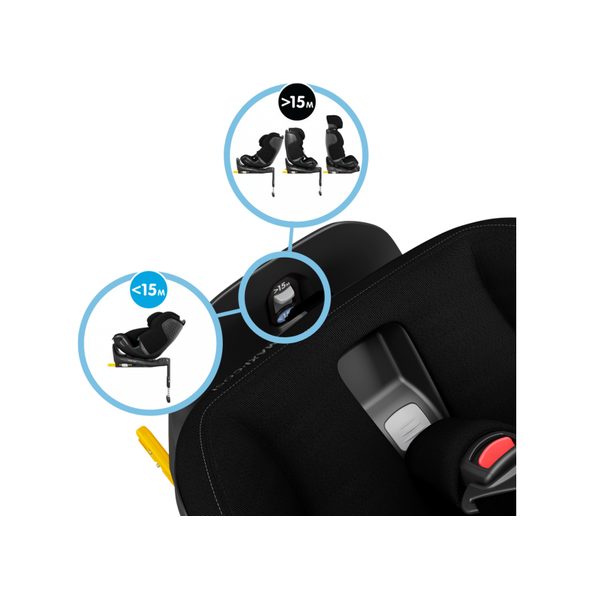 MAXI-COSI EMERALD 360 PRO AUTOSEDAČKA AUTHENTIC BLACK - AUTOSEDAČKY 0-36KG - AUTOSEDAČKY A PŘÍSLUŠENSTVÍ