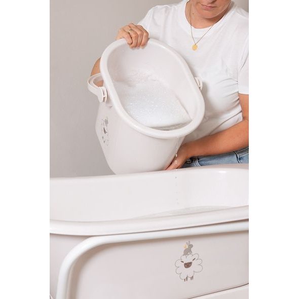 BEBE-JOU KYBLÍK NA PLENY S VÍKEM BÉBÉ-JOU CHALK BROWN - KYBLÍKY NA POUŽITÉ PLENY - PŘEBALOVÁNÍ