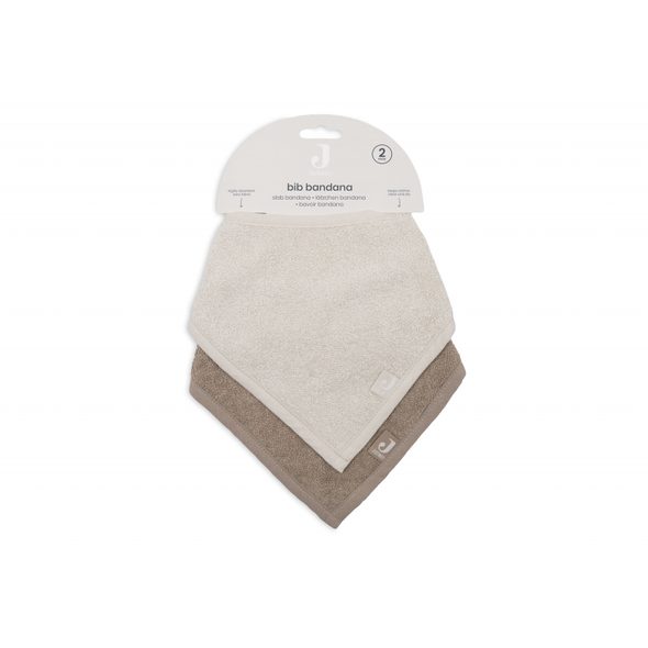 JOLLEIN BRYNDÁČEK BANDANA 2KS SAND / MILKY COFFEE - BRYNDÁKY - KRMENÍ