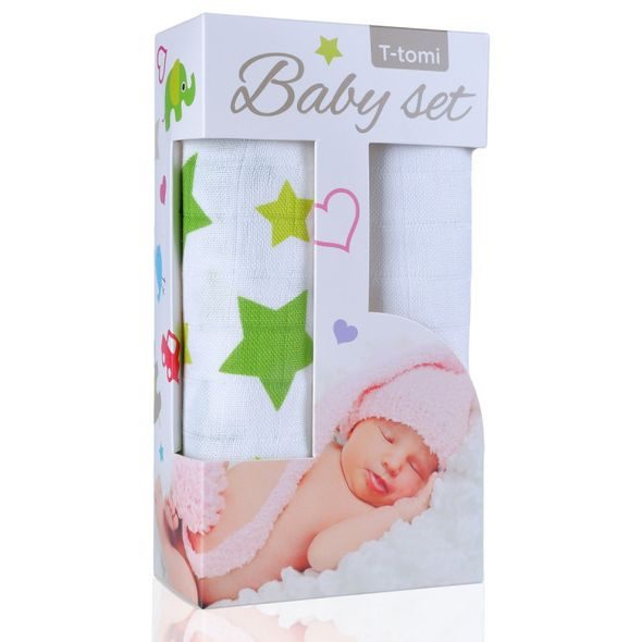T-TOMI BABY SET - BAMBUSOVÉ OSUŠKY JEDNOBAREVNÉ - OSUŠKY A DĚTSKÉ ŽUPANY - KOUPÁNÍ A ZDRAVÍ