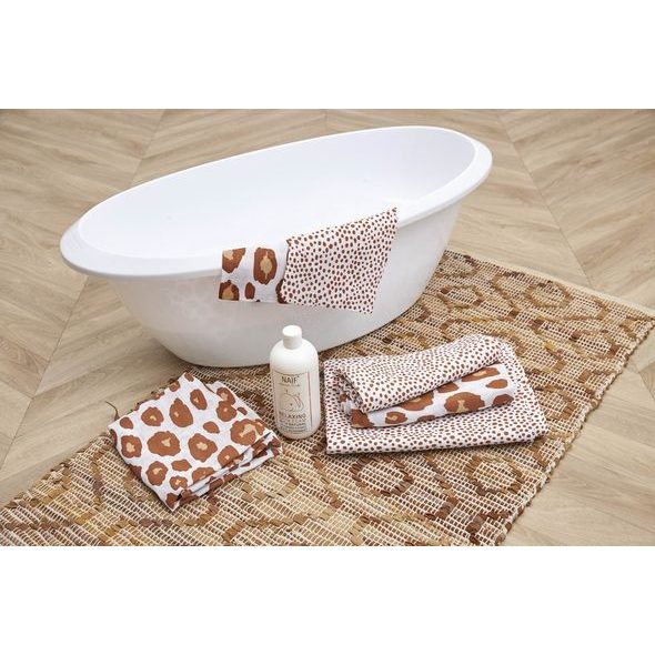 MEYCO PLENKY 3-BALENÍ PANTER-CHEETAH CAMEL - LÁTKOVÉ PLENY SKLÁDANÉ - PŘEBALOVÁNÍ