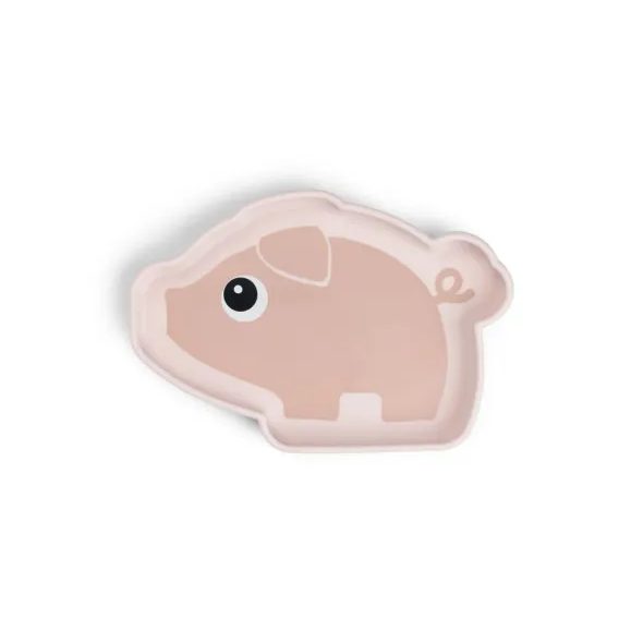 DONE BY DEER SILIKONOVÝ TALÍŘ STICK AND STAY PIGEE - MISKY, TALÍŘKY A PODLOŽKY - KRMENÍ