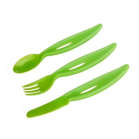 CANPOL BABIES PLASTOVÝ PŘÍBOR 3KS I LOVE MUMMY/DADDY - LŽIČKY A PŘÍBORY - KRMENÍ