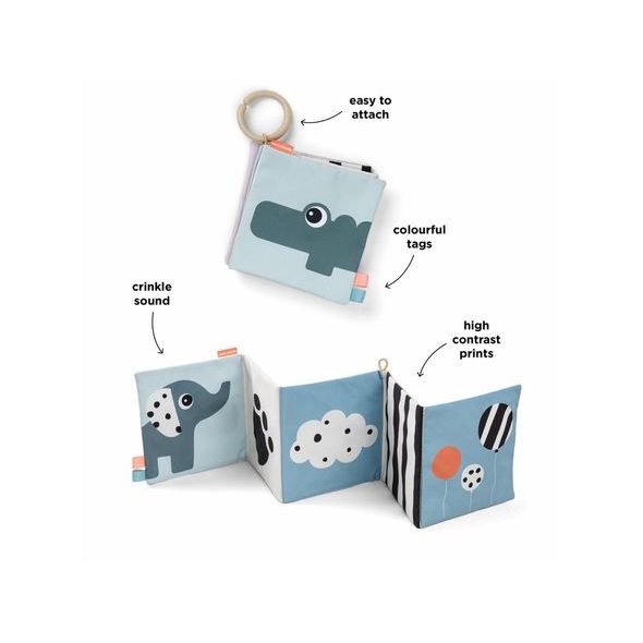 DONE BY DEER ROZKLÁDACÍ MĚKKÁ KNÍŽKA DEER FRIENDS - KNÍŽKY PRO NEJMENŠÍ - PRO DĚTI