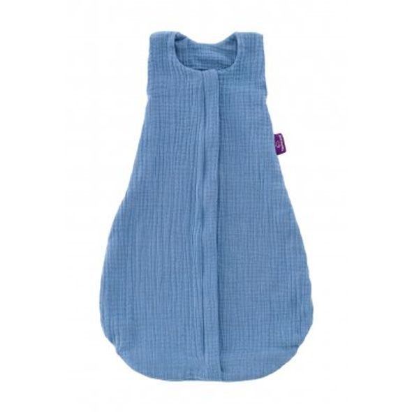 TRÄUMELAND LETNÍ SPACÍ PYTEL LIEBMICH MUSSELIN HELLBLAU 110 CM - SPACÍ PYTLE - SPINKÁNÍ