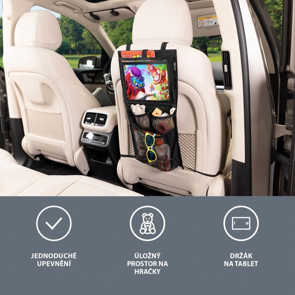 ZOPA ORGANIZÉR NA SEDADLO + KAPSA NA TABLET A HRAČKY - KAPSÁŘE A ORGANIZÉRY - AUTOSEDAČKY A PŘÍSLUŠENSTVÍ