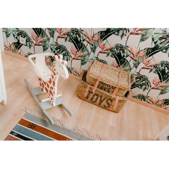 CHILDHOME SLAMĚNÉ KOŠE NA HRAČKY 2 KS - BOXY NA HRAČKY - SPINKÁNÍ