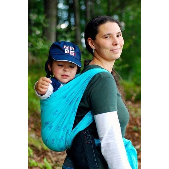 STORCHENWIEGE ŠÁTEK NA NOŠENÍ DĚTÍ BIO - KLOKANKY A ŠÁTKY - NOŠENÍ & SPORT