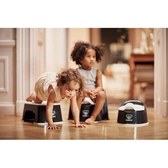 BABYBJÖRN NOČNÍK SMART POWDER BLACK/WHITE - NOČNÍKY - PŘEBALOVÁNÍ