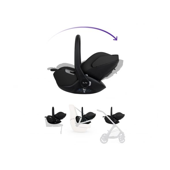 SILVER CROSS GLIDE PLUS 360 AUTOSEDAČKA ICONIC BLACK - AUTOSEDAČKY 0-13KG - AUTOSEDAČKY A PŘÍSLUŠENSTVÍ