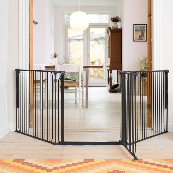 BABY DAN UNIVERZÁLNÍ PROSTOROVÁ ZÁBRANA BABYDAN COMBIFIT L, ČERNÁ - OHRÁDKY - KOUPÁNÍ A ZDRAVÍ