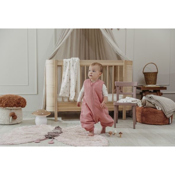 MEYCO ZIMNÍ MUŠELÍNOVÝ JUMPER 80 CM - ROSE - SPACÍ PYTLE - SPINKÁNÍ