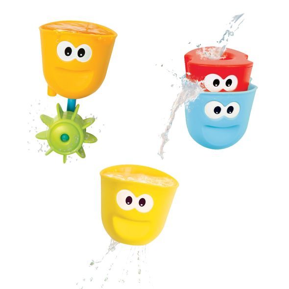 YOOKIDOO KOUZELNÝ KOHOUTEK S OZUBENÝMI TVARY - HRAČKY DO VANY - PRO DĚTI