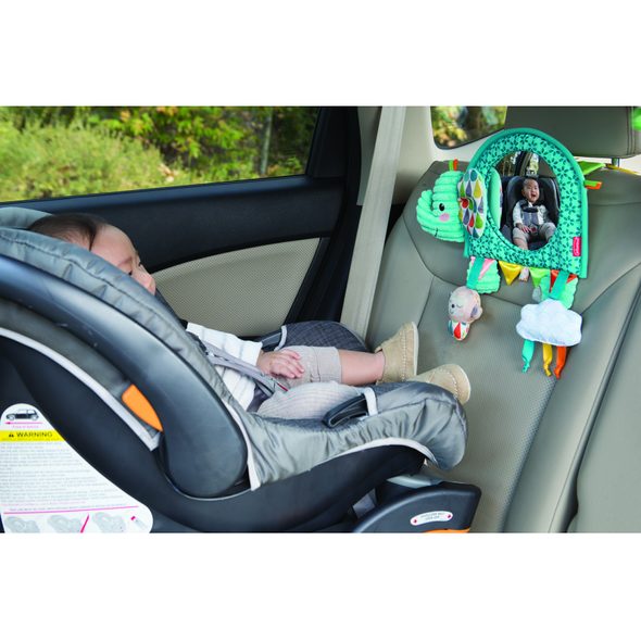 INFANTINO ZÁVĚSNÝ PULTÍK S AKTIVITAMI A ZRCÁTKEM SLON - HRAČKY K ZAVĚŠENÍ - PRO DĚTI