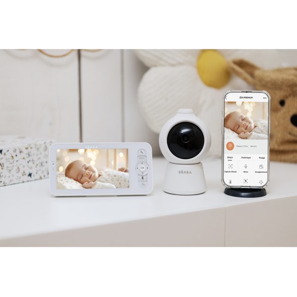 BEABA VIDEO CHŮVIČKA ZEN SMART AI WHITE - ELEKTRONICKÉ CHŮVIČKY - SPINKÁNÍ