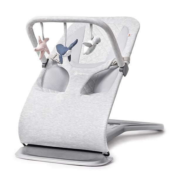 ERGOBABY EVOLVE LEHÁTKO LIGHT GREY - LEHÁTKA A HOUPADLA - SPINKÁNÍ