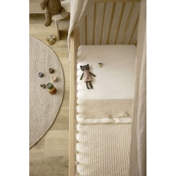 MEYCO DEKA WAFFLE TEDDY FLEECE - NATURE - DĚTSKÉ DEKY PRO MIMINKA - SPINKÁNÍ