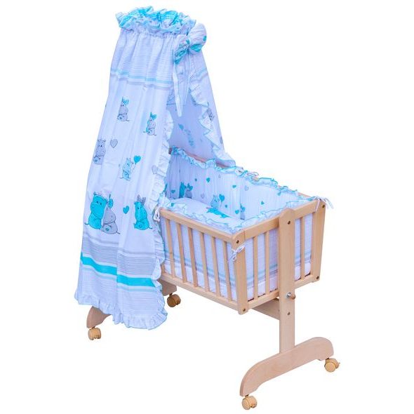 SCARLETT NEBESA NAD PROUTĚNÉ KOŠE A KOLÉBKY SCARLETT PUPIS MODRÁ - NEBESA NAD POSTÝLKU - SPINKÁNÍ