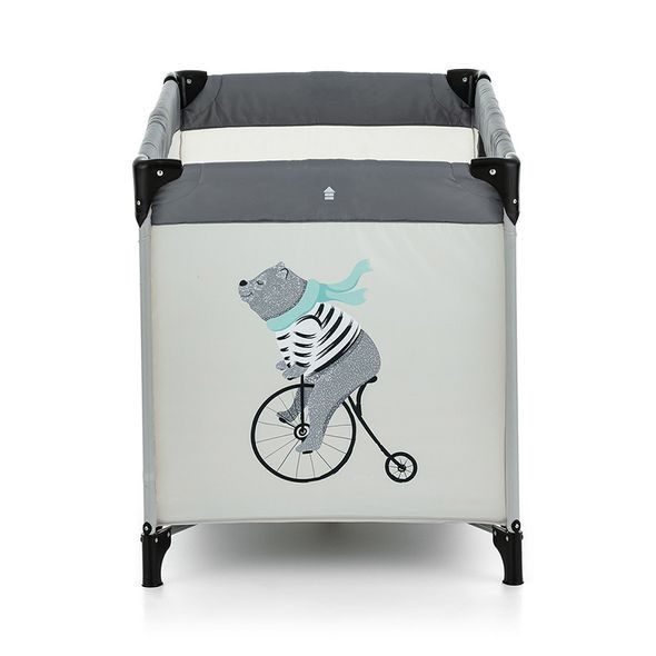 PETITE&MARS NYJA TEDDY BIKER GREY​ - CESTOVNÍ POSTÝLKY - SPINKÁNÍ