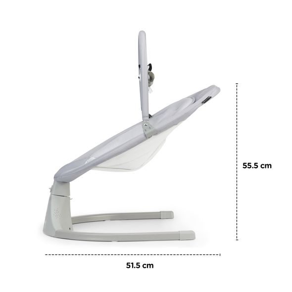 KINDERKRAFT LEHÁTKO 2V1 LULI GREY - LEHÁTKA A HOUPADLA - SPINKÁNÍ