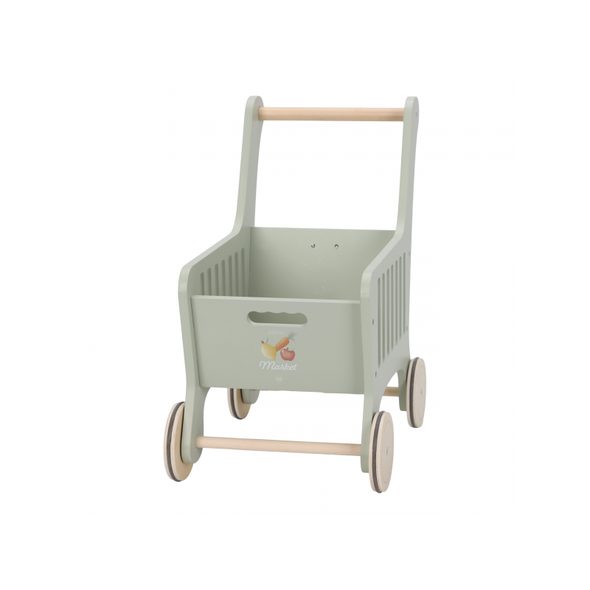 LITTLE DUTCH NÁKUPNÍ VOZÍK S DOPLŇKY DŘEVĚNÝ - LITTLE DUTCH - PRO DĚTI