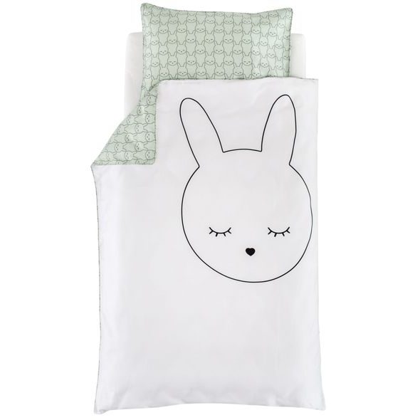 TRÄUMELAND POVLEČENÍ 100/135 + 40/60 KUSCHELHASE - POVLEČENÍ DO POSTÝLKY - SPINKÁNÍ