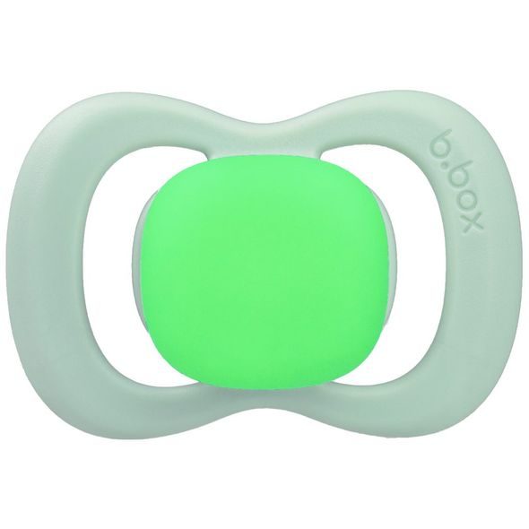 B.BOX DUDLÍKY SILIKONOVÉ 6M+, 2KS - GLOW SKY/SAGE - ŠIDÍTKA A DOPLŇKY - KRMENÍ