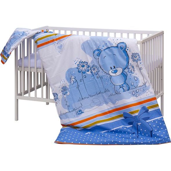 SCARLETT DĚTSKÁ POSTÝLKA S KOMPLETNÍ VÝBAVOU SCARLETT 120 X 60 CM - KOTY - DŘEVĚNÉ POSTÝLKY - SPINKÁNÍ