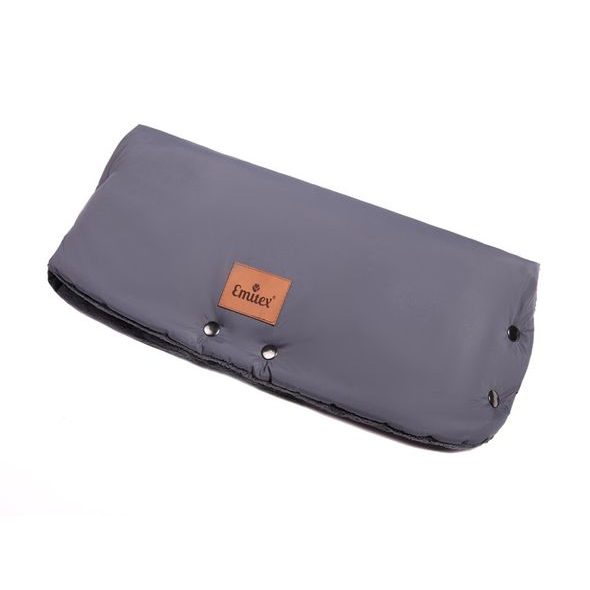 EMITEX RUKÁVNÍK BUNDLE GREY - RUKÁVNÍKY NA KOČÁREK - KOČÁRKY A PŘÍSLUŠENSTVÍ