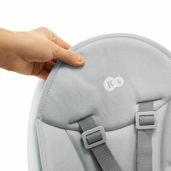 KINDERKRAFT ŽIDLIČKA JÍDELNÍ DINNLY 2V1 GREY - JÍDELNÍ ŽIDLIČKY PLASTOVÉ - KRMENÍ