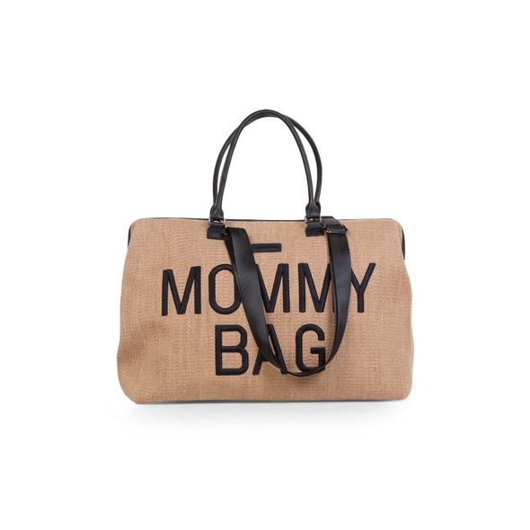 CHILDHOME PŘEBALOVACÍ TAŠKA MOMMY BAG RAFFIA LOOK - PŘEBALOVACÍ TAŠKY - KOČÁRKY A PŘÍSLUŠENSTVÍ