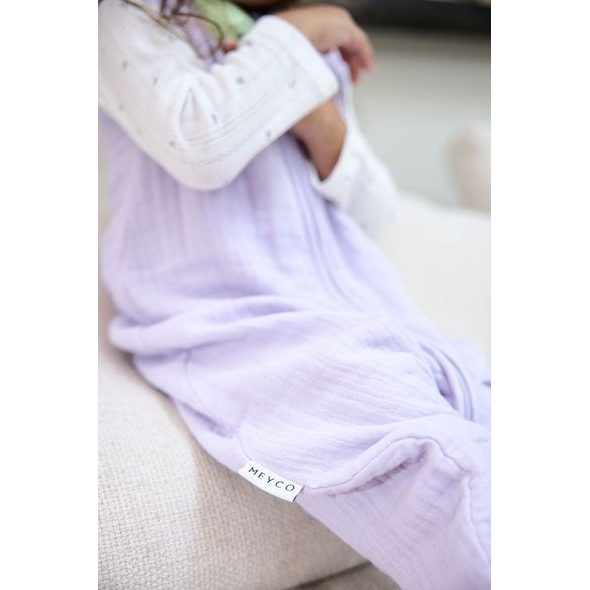 MEYCO LETNÍ MUŠELÍNOVÝ JUMPER VEL.104 - SOFT LAVENDER - SPACÍ PYTLE - SPINKÁNÍ