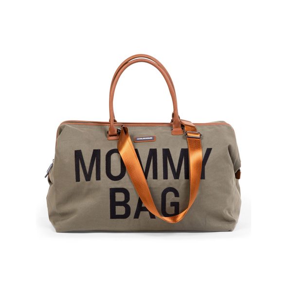CHILDHOME PŘEBALOVACÍ TAŠKA MOMMY BAG CANVAS KHAKI - PŘEBALOVACÍ TAŠKY - KOČÁRKY A PŘÍSLUŠENSTVÍ