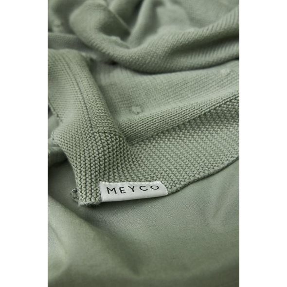 MEYCO DEKA MINI KNOTS - FOREST GREEN - DĚTSKÉ DEKY PRO MIMINKA - SPINKÁNÍ